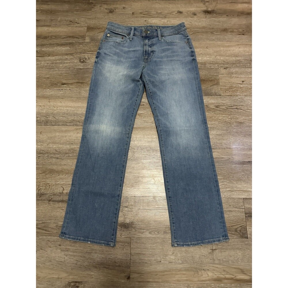 American Eagle Outfitters‎ Original Boot Cut Jean Mens 30x30 Whiskered Med Wash